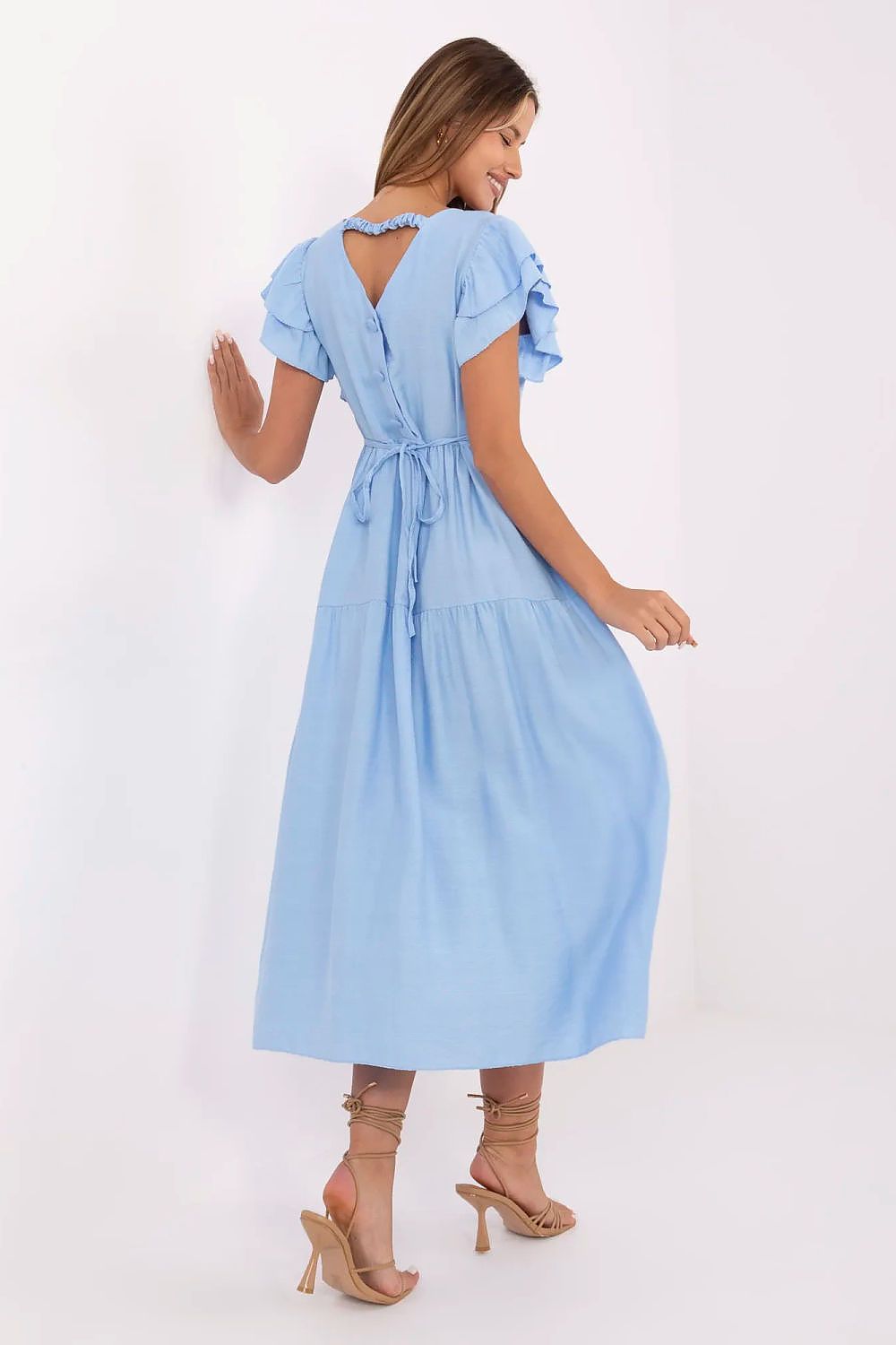  Sukienka Model MI-SK-A2489.21 Light Blue - Italy Moda 