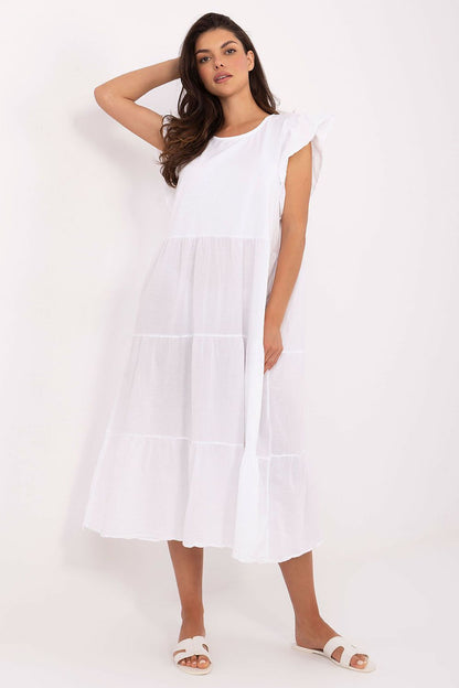  Sukienka Model TW-SK-BI-6-2172.96 White - Och Bella 