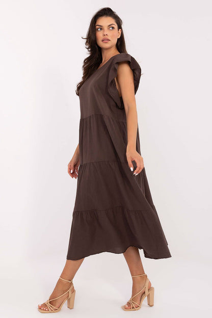  Sukienka Model TW-SK-BI-6-2172.96 Dark Brown - Och Bella 