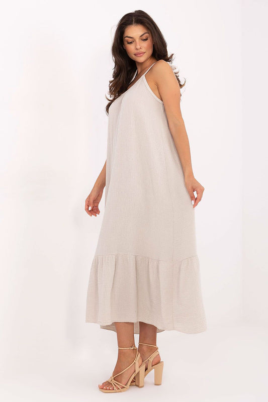  Sukienka Model TW-SK-BI-12-1197.98 Light Beige - Och Bella 