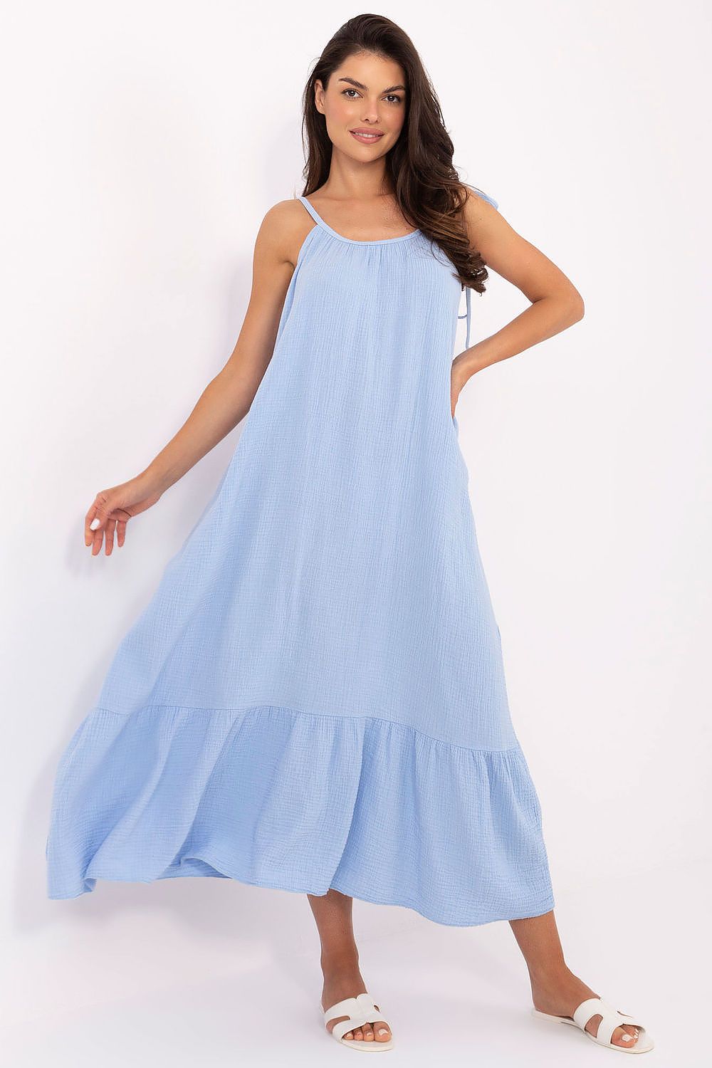  Sukienka Model TW-SK-BI-12-1197.98 Light Blue - Och Bella 