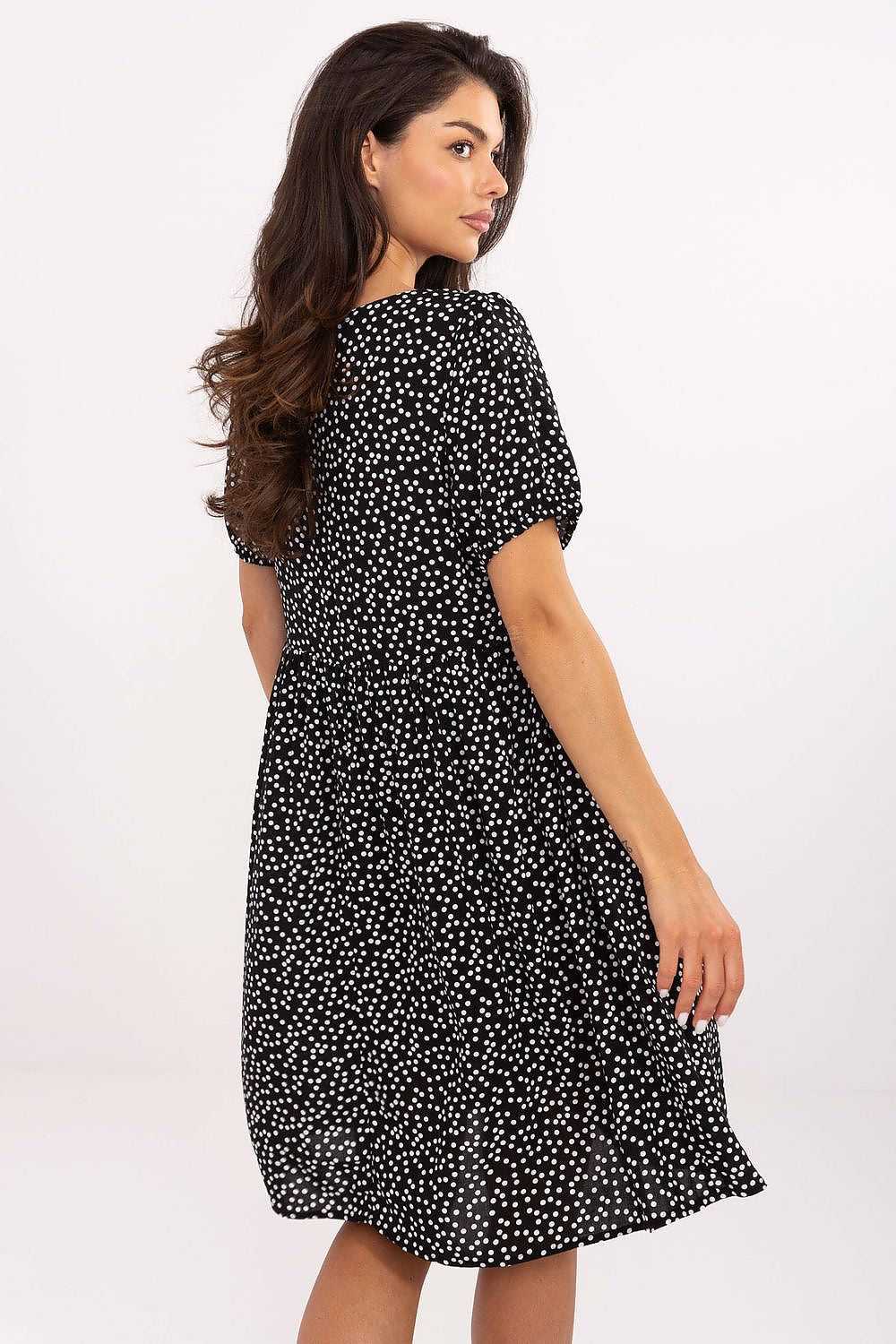  Sukienka Model D73771M30466A Black/White - Sublevel 