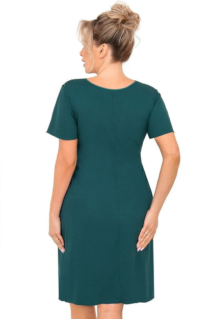   Koszula Nocna Model Melania Plus Size 210484 Green - Donna 