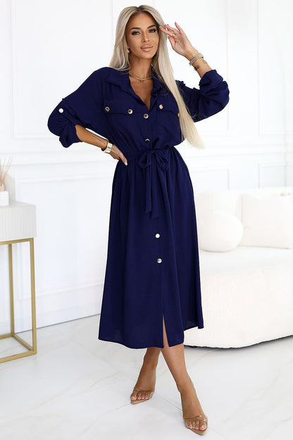  Sukienka Model 531-6 Navy - Numoco 