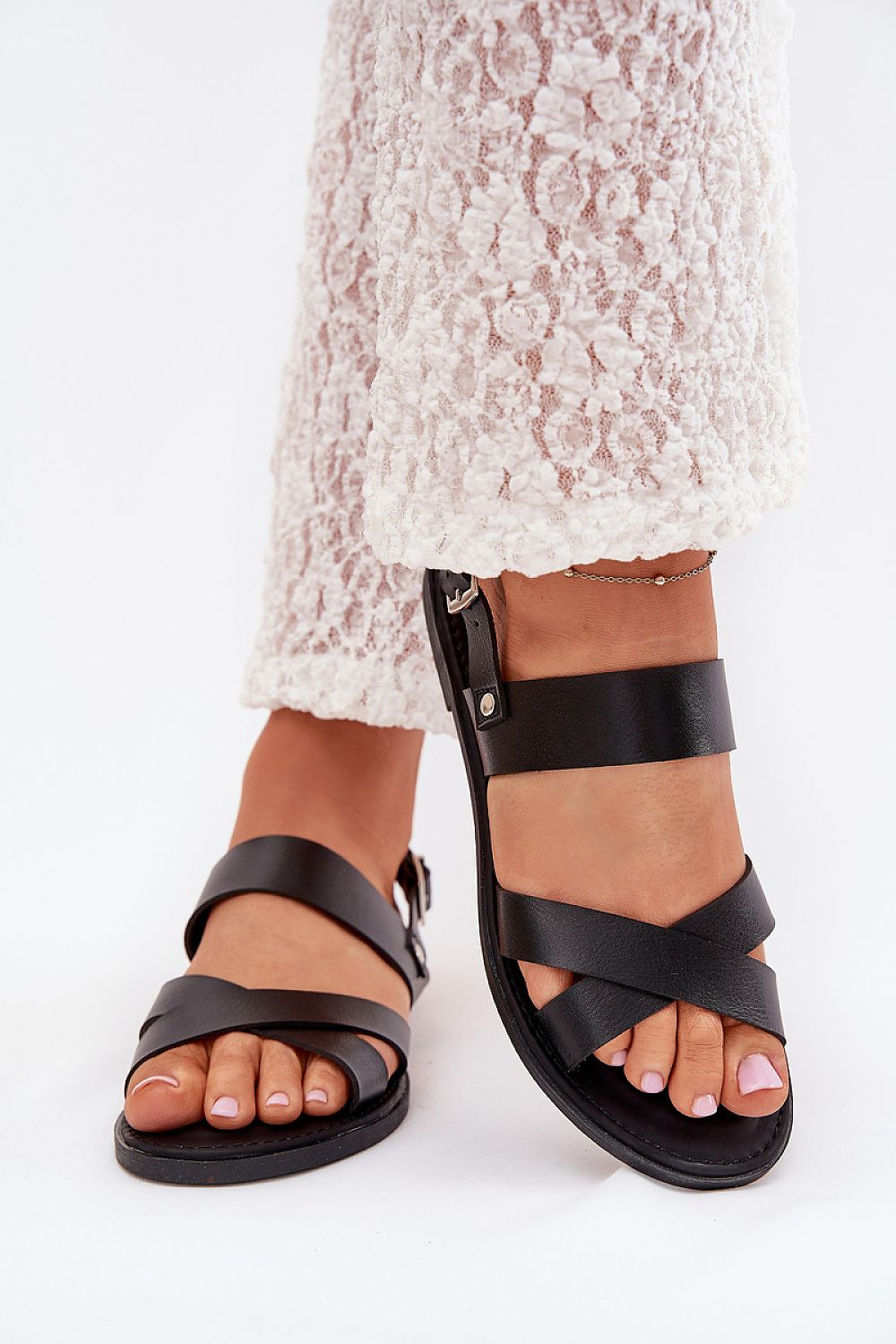  Sandały Model Kalira 8014 Black - Step in style 