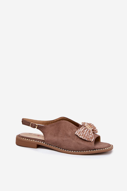  Sandały Model S.Barski KV51-014 Dark Beige - Step in style 