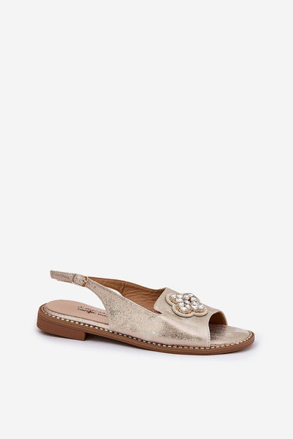  Sandały Model S.Barski KV51-080 Gold - Step in style 