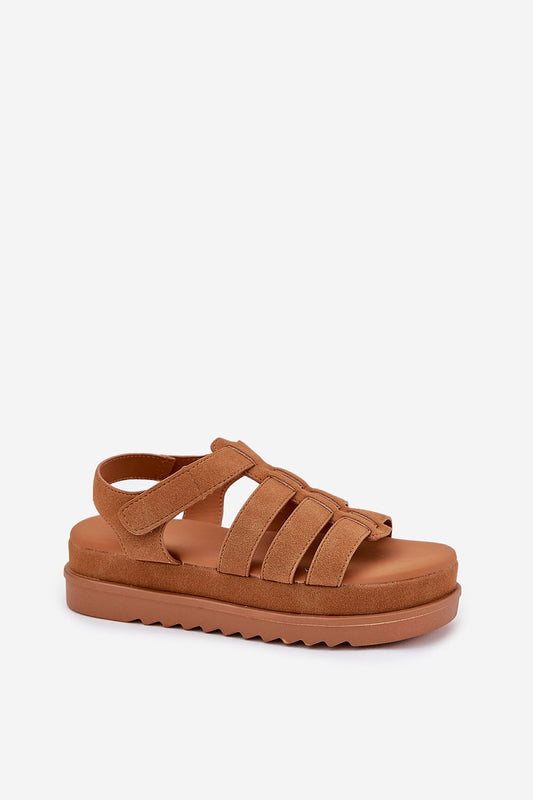  Sandały Model Filisenia PL363 Camel - Step in style 
