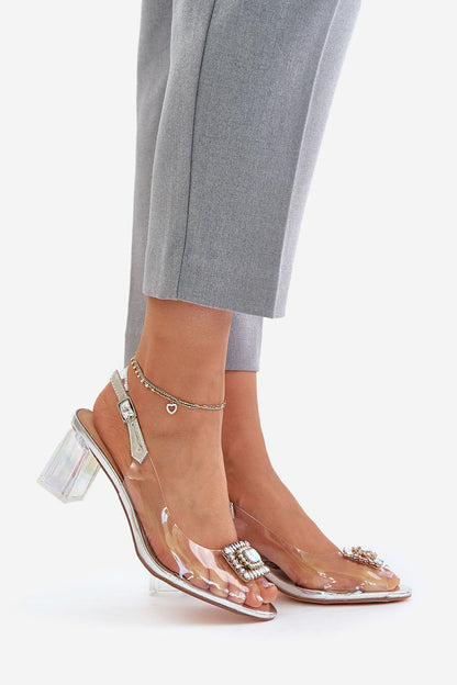  Sandały Model DA MR42-031 Silver - Step in style 
