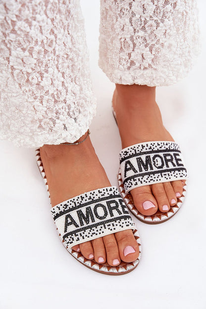  Sandał Klapki Model Avelina 5134 White - Step in style 