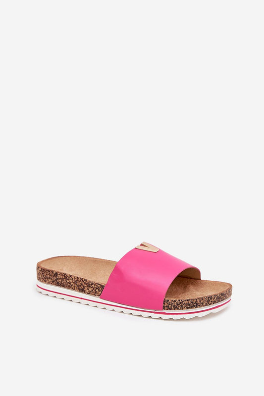  Sandał Klapki Model Vessira AM247 Fuksja - Step in style 