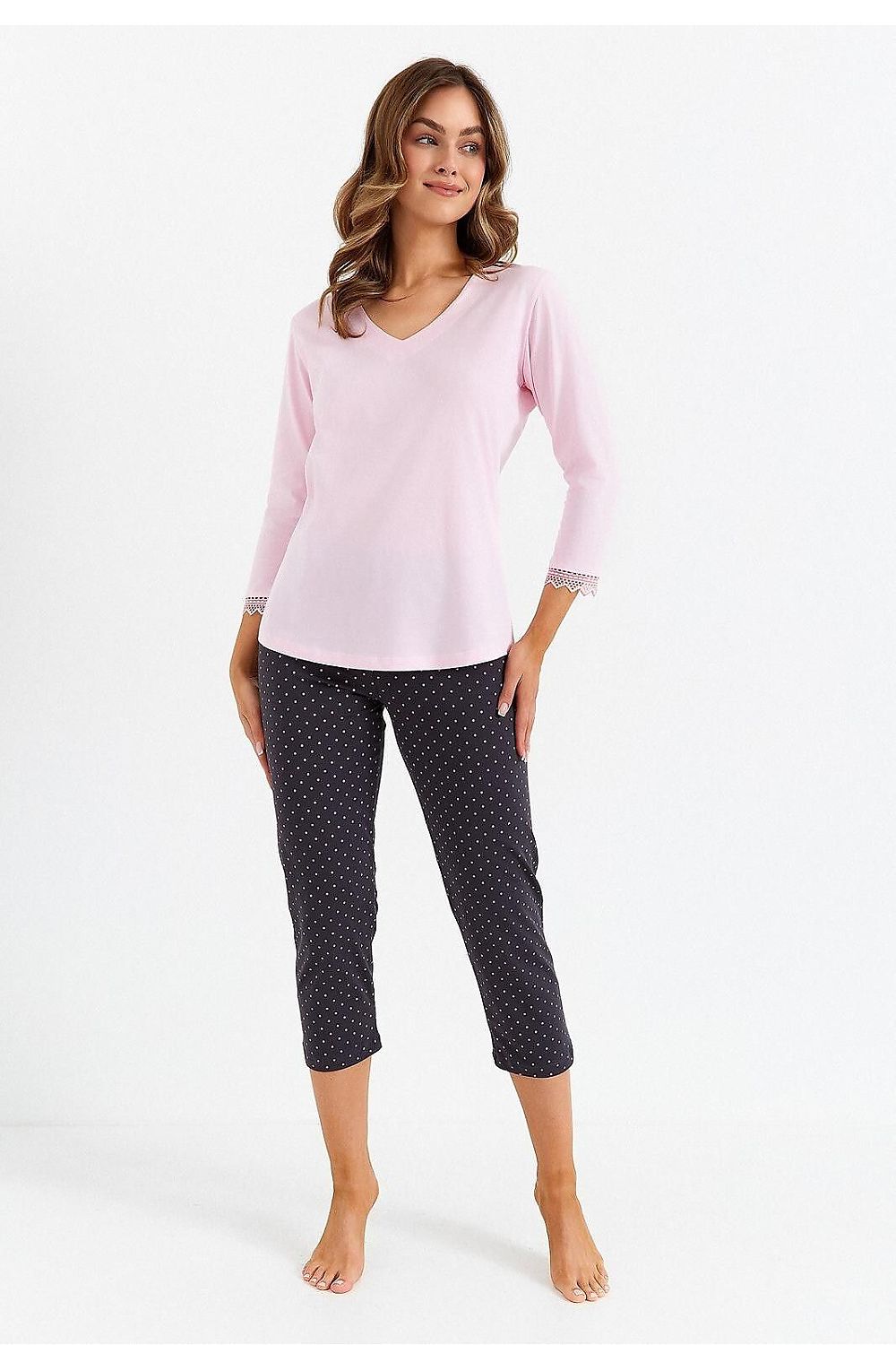  Piżama Damska Model 481 Pink - Cana 