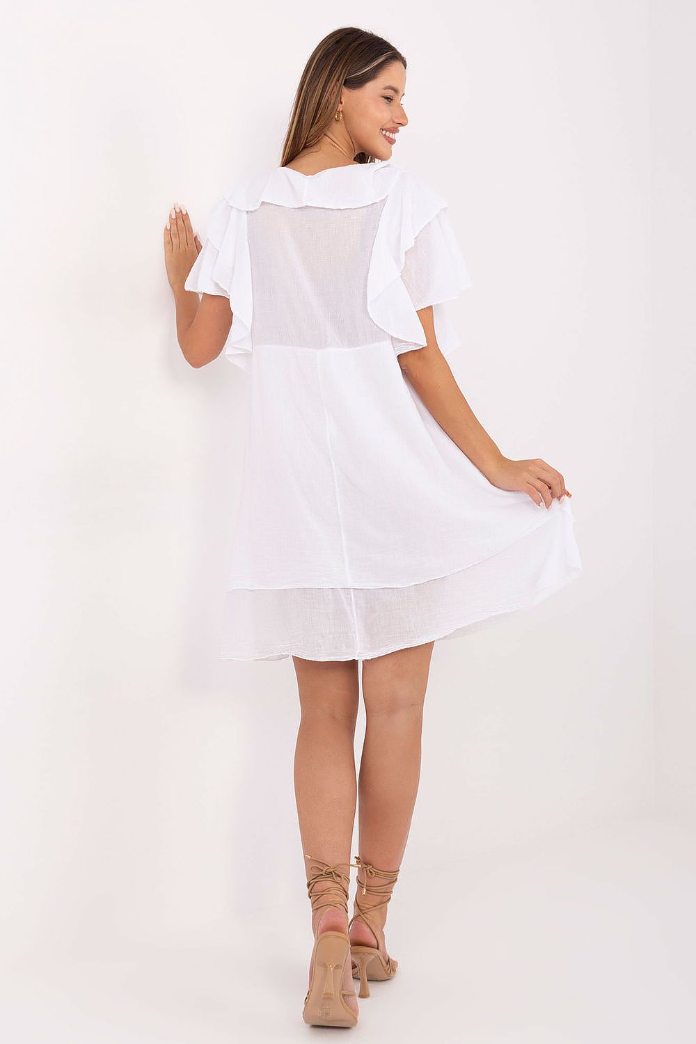  Sukienka Model MI-SK-102128.61 White - Italy Moda 