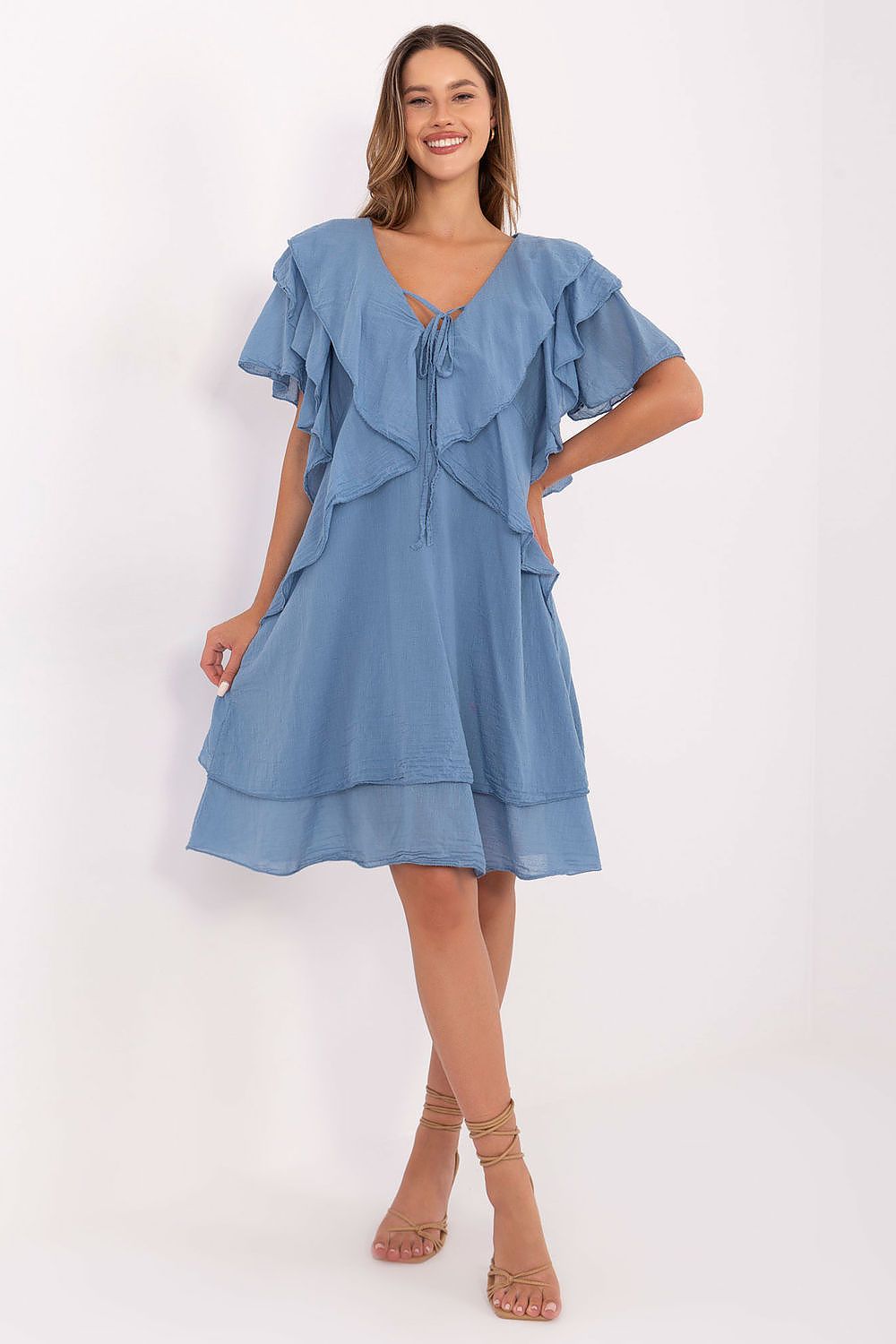  Sukienka Model MI-SK-102128.61 Dark Blue - Italy Moda 