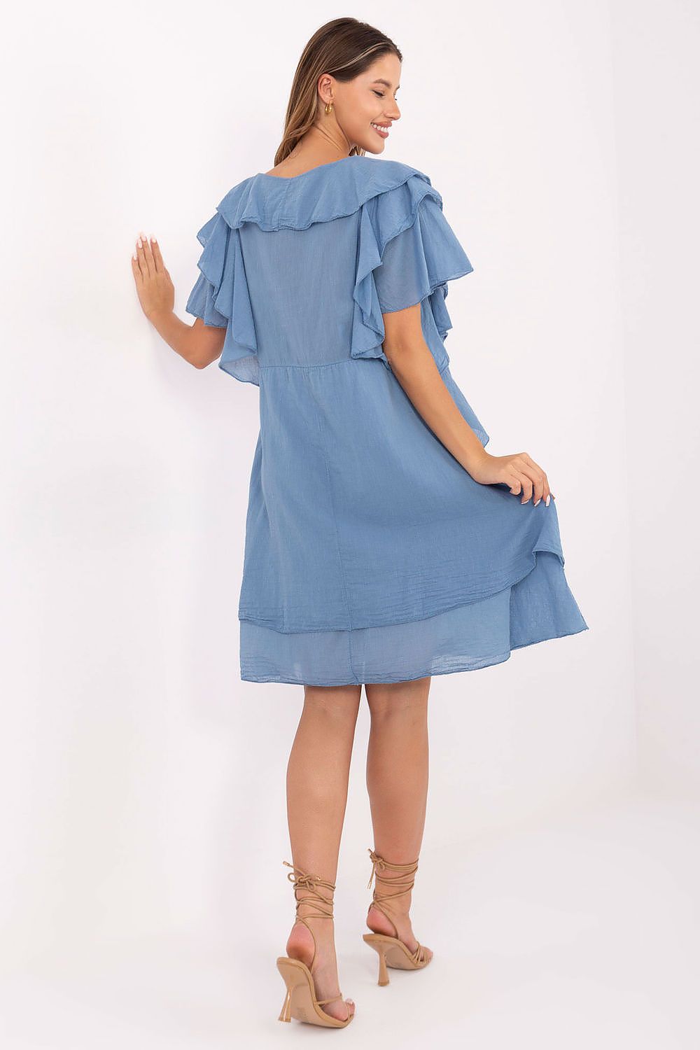  Sukienka Model MI-SK-102128.61 Dark Blue - Italy Moda 