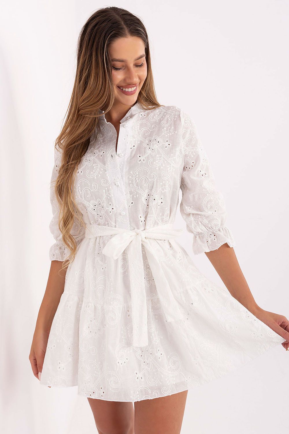  Sukienka Model LK-SK-510085-1.65 White - Lakerta 