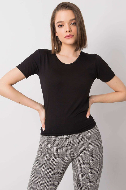   Bluzka Model 95-BZ-639012.28P Black - Rue Paris 