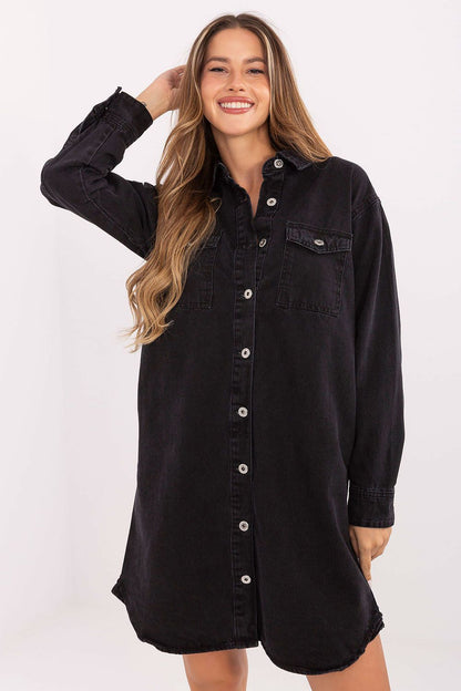  Sukienka Model D80026BI30469B158 Black - Sublevel 