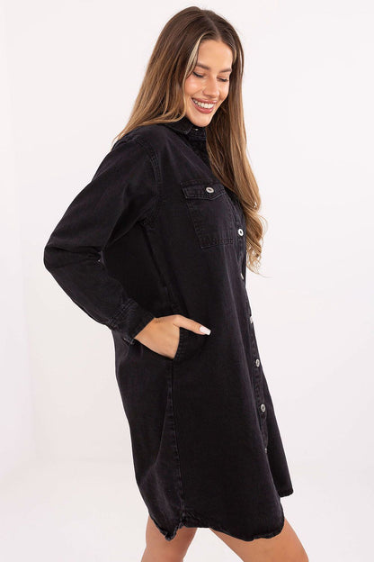  Sukienka Model D80026BI30469B158 Black - Sublevel 