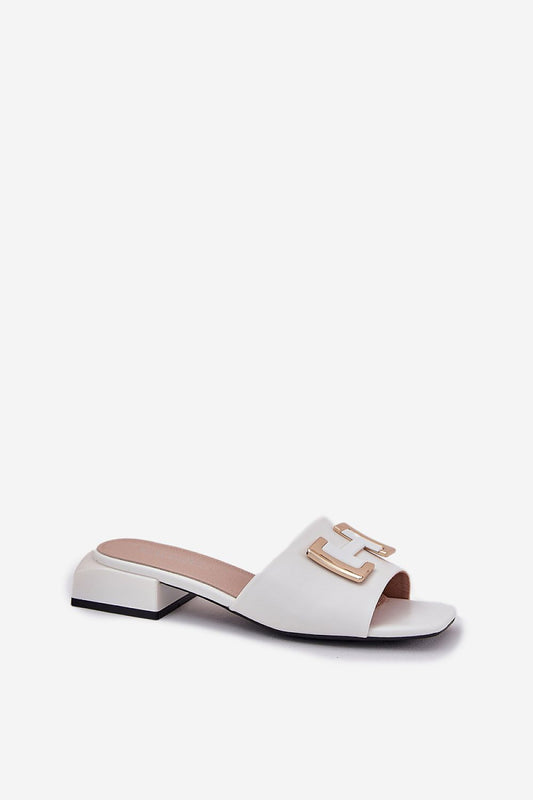  Sandał Klapki Model Vinceza 62229 White - Step in style 