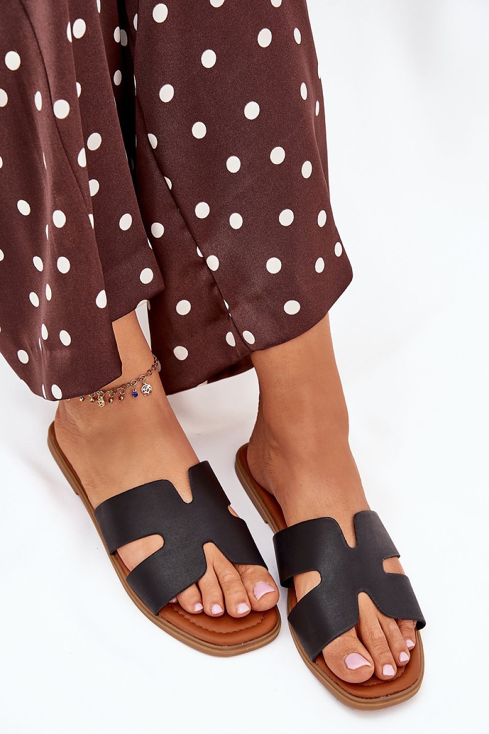  Sandał Klapki Model Salyra WD303 Black - Step in style 