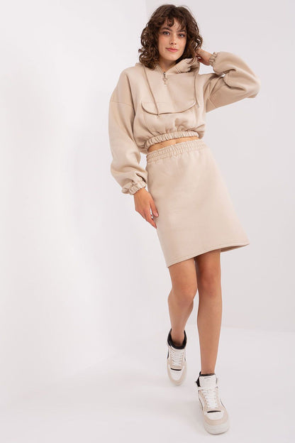  Spódnica Komplet Model EM-KMPL-705.25 Beige - Ex Moda 