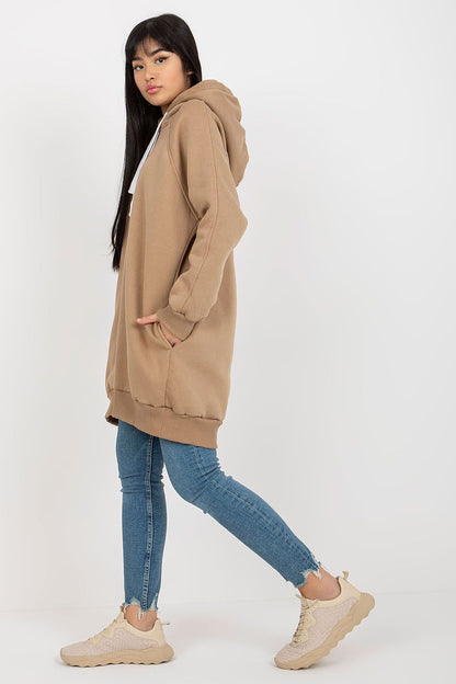   Bluza Damska Model EM-BL-695.25X Dark Beige - Ex Moda 