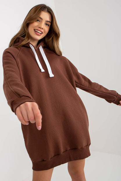   Bluza Damska Model EM-BL-695.25X Brown - Ex Moda 