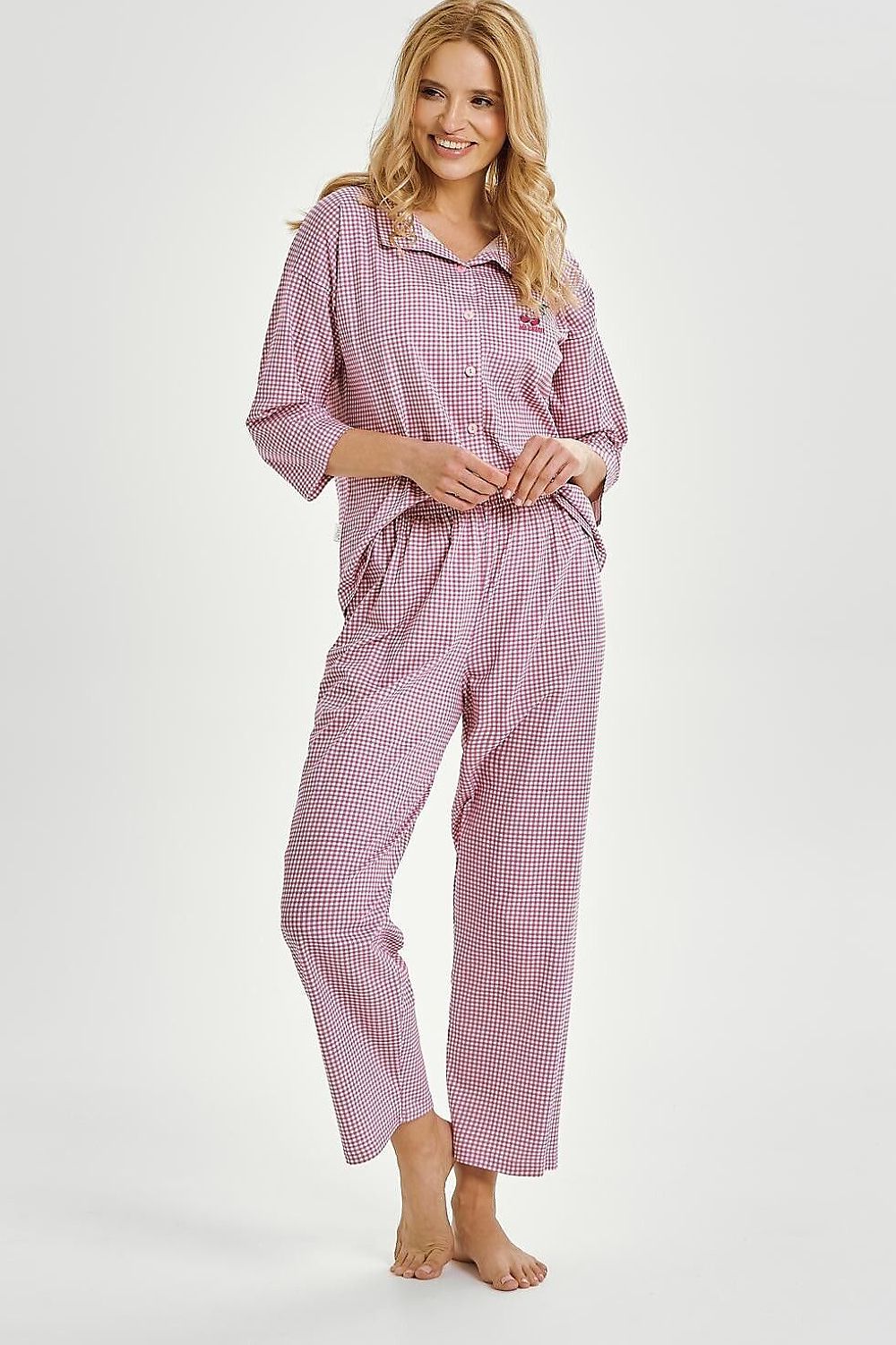  Piżama Damska Model Jolie 3435 Pink - Taro 