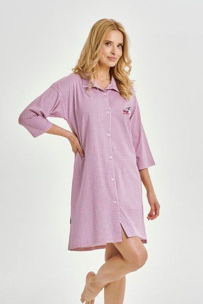  Koszulka nocna Koszula Nocna Model Jolie 3436 Pink - Taro 