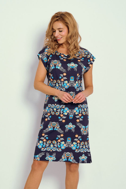  Koszulka nocna Koszula Nocna Model Jodie 3330 Navy - Taro 