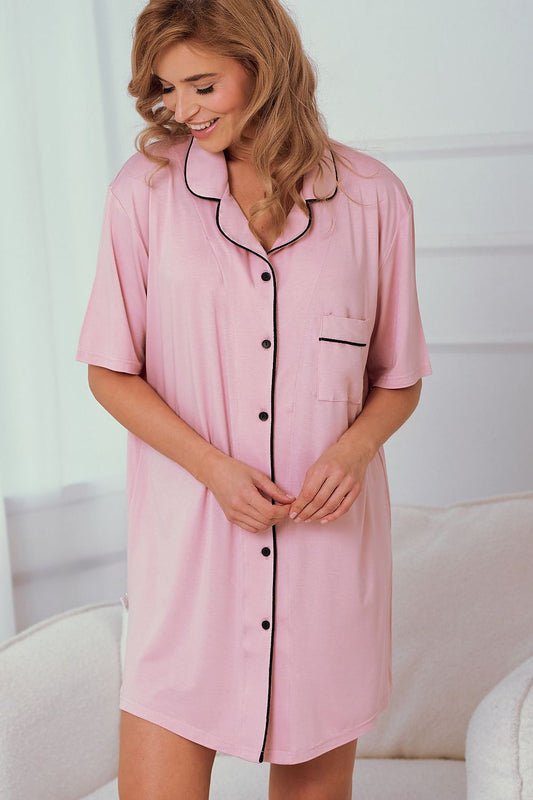  Koszulka nocna Koszula Nocna Model Freya 3357 Pink - Taro 