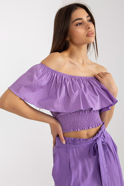  Bluzka Model LK-TP-508609.37 Violet - Lakerta 