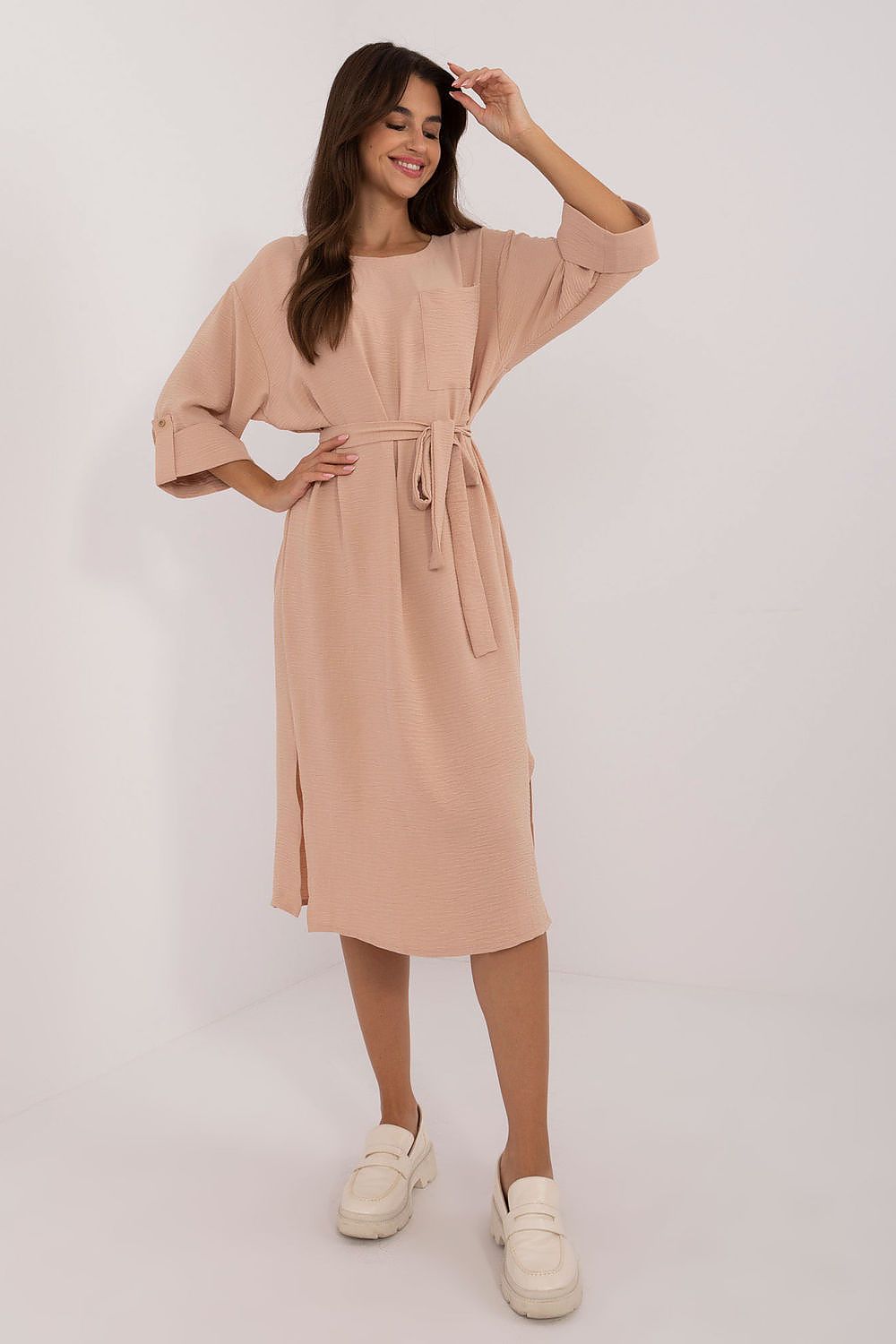  Sukienka Model LK-SK-509694.61 Camel - Lakerta 