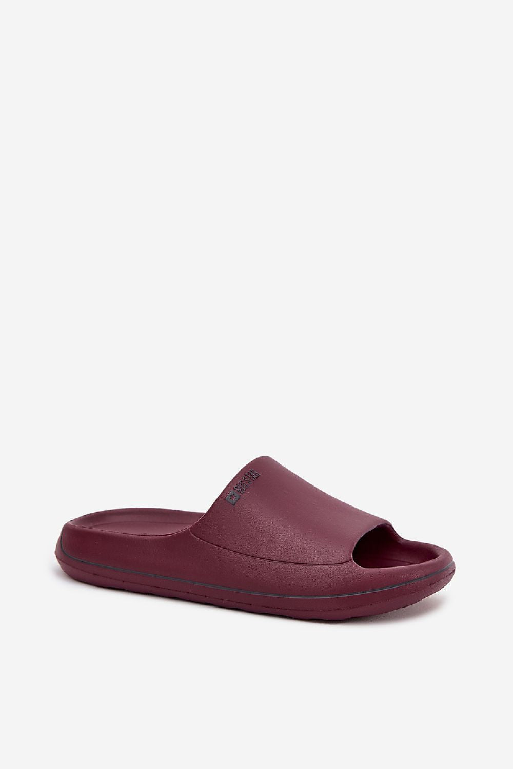  Sandał Klapki Model Big Star SS274422 Bordo - Step in style 
