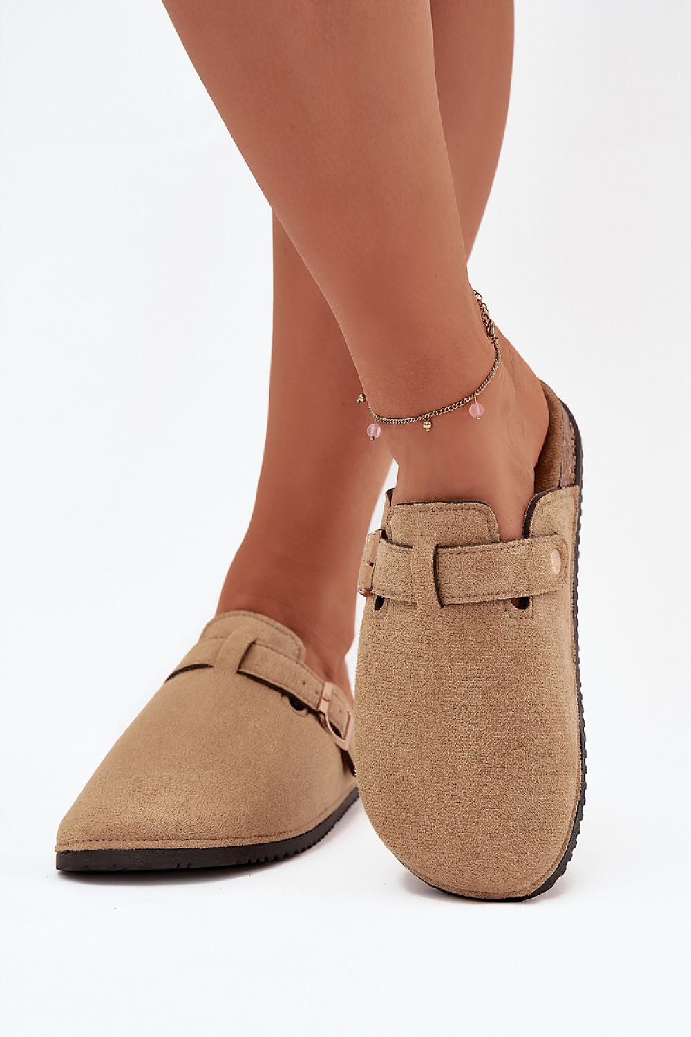 Sandał Klapki Model Big Star SS274738 Beige - Step in style 
