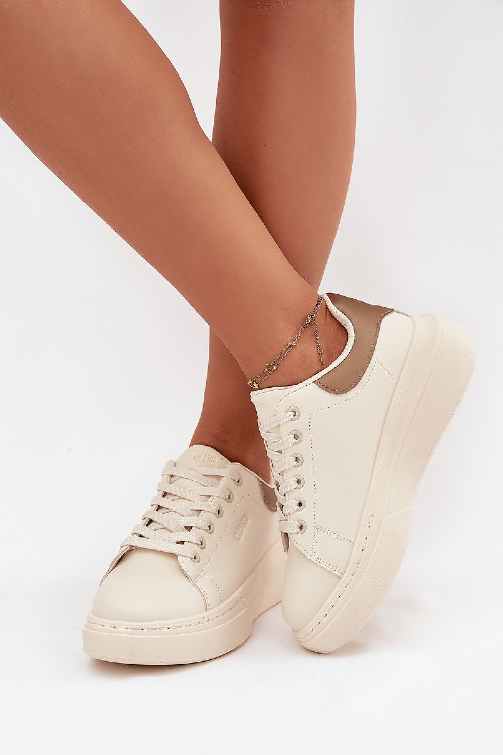   Buty Sportowe Model Big Star SS274246 Light Beige - Step in style 