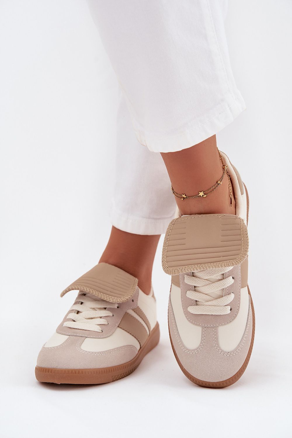   Buty Sportowe Model Ardira BL588P Beige - Step in style 