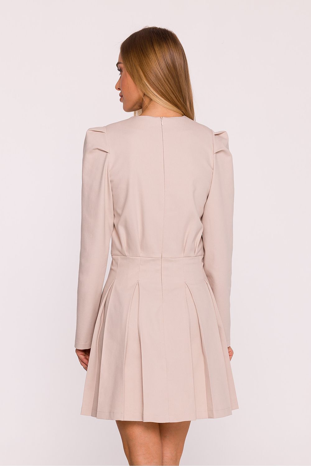  Sukienka Model MOE884 Beige - Moe 