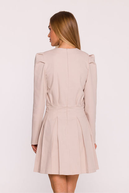  Sukienka Model MOE884 Beige - Moe 