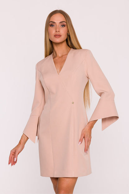  Sukienka Model MOE876 Beige - Moe 