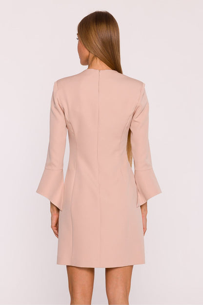  Sukienka Model MOE876 Beige - Moe 