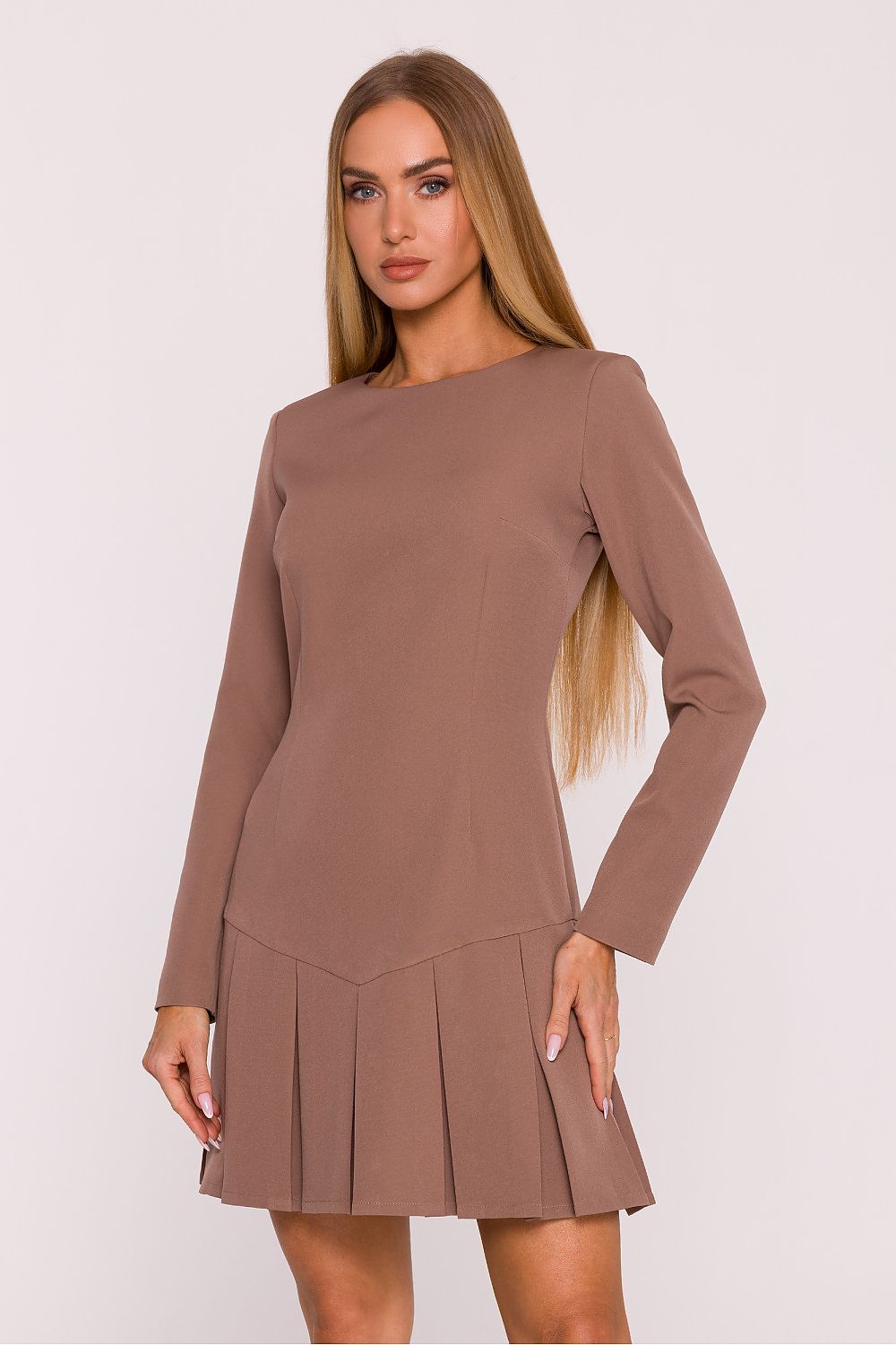  Sukienka Model MOE872 Mocca - Moe 