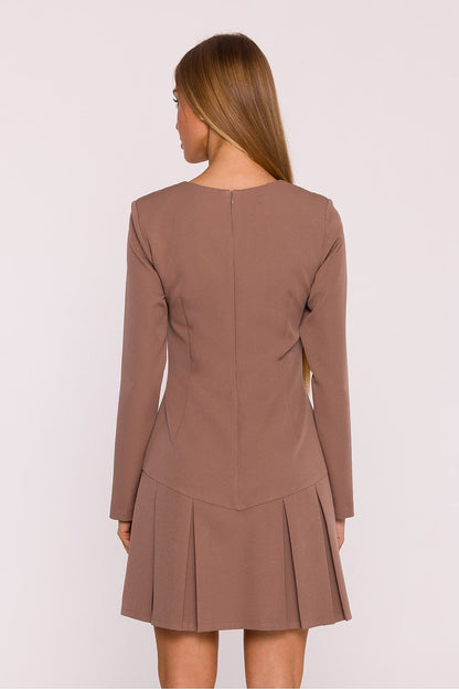  Sukienka Model MOE872 Mocca - Moe 