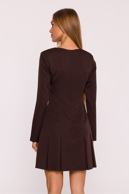  Sukienka Model MOE872 Brown - Moe 