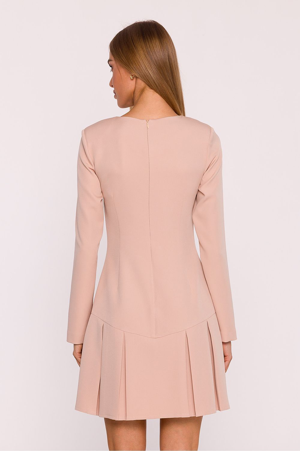  Sukienka Model MOE872 Beige - Moe 