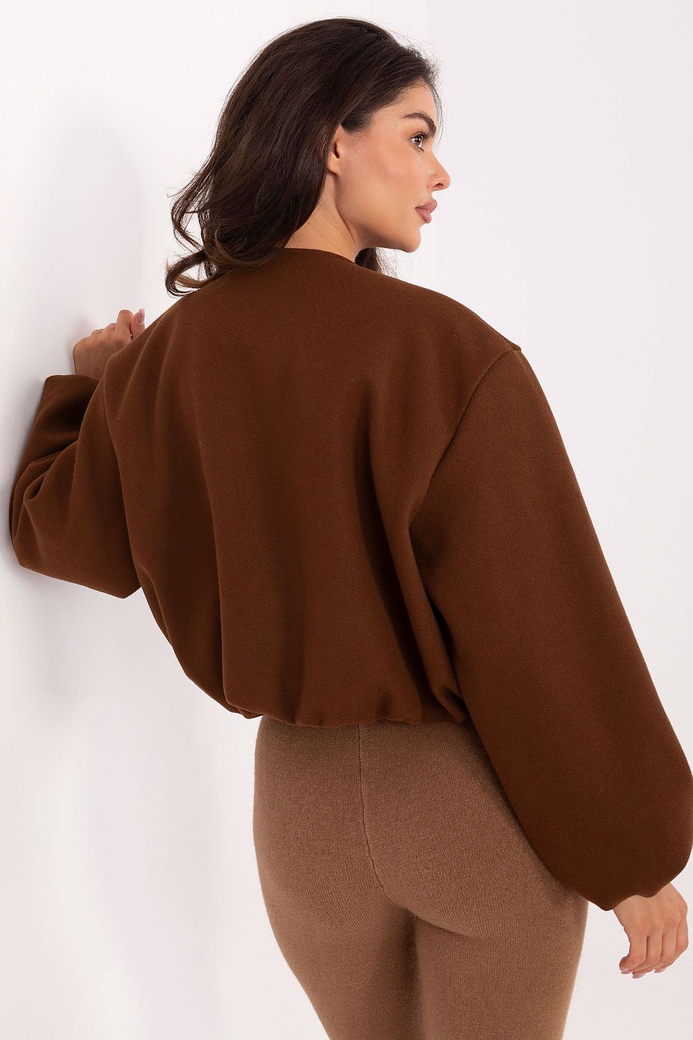   Kurtka Damska Model IT-KR-A8612.46 Brown - Rue Paris 