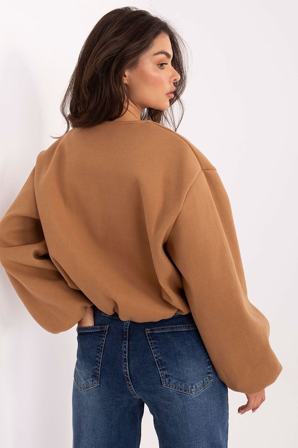   Kurtka Damska Model IT-KR-A8612.46 Camel - Rue Paris 