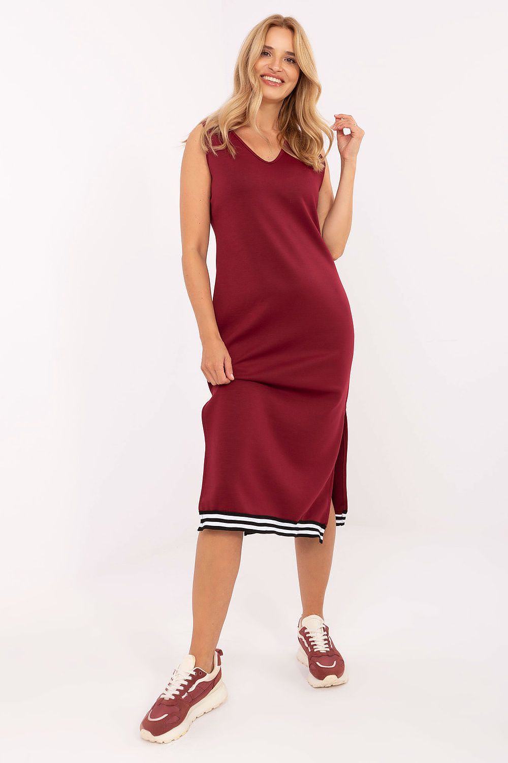  Sukienka Komplet Model IT-KMPL-9719.64 Bordo - Rue Paris 
