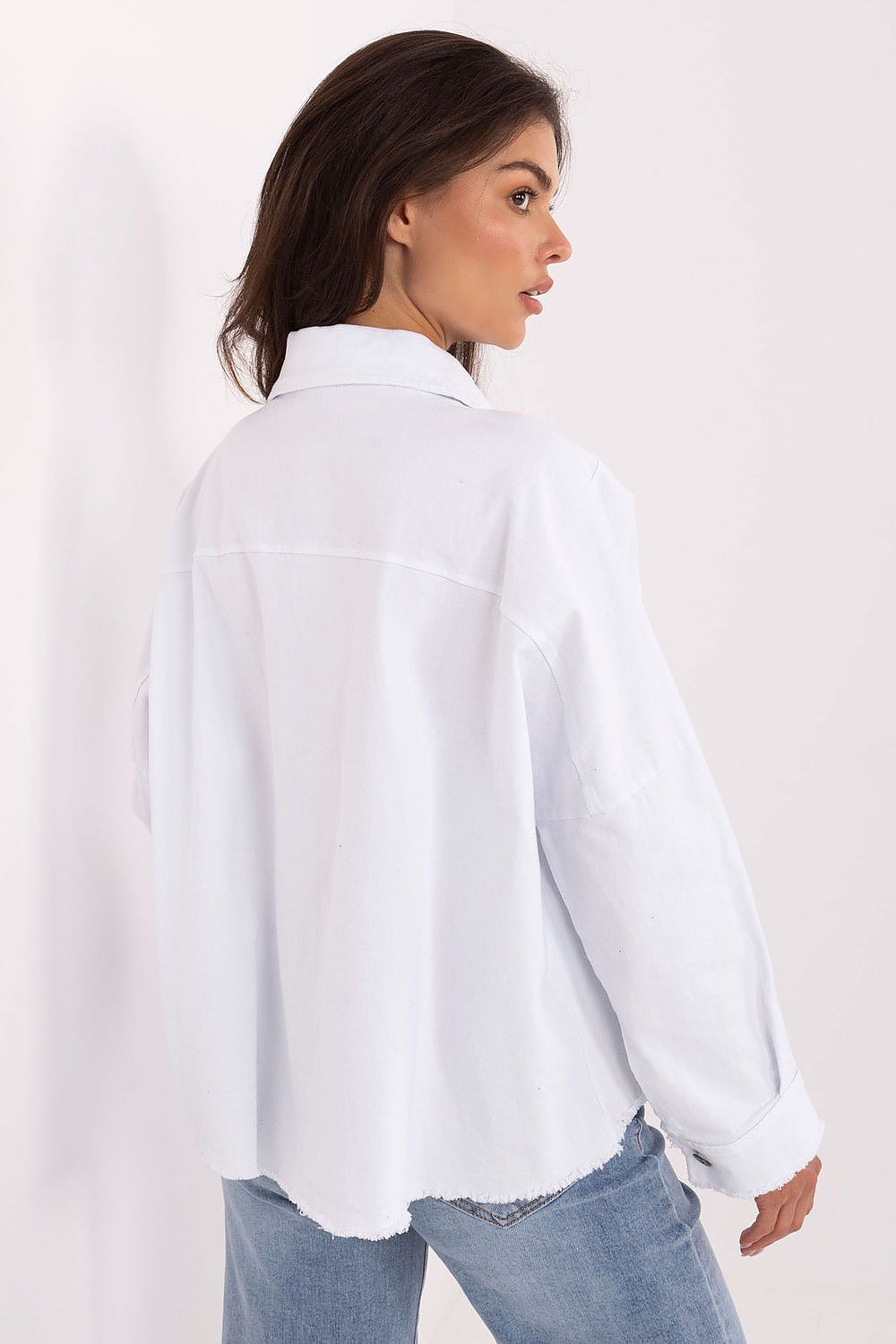   Koszula Damska Model IT-KS-FL5779.87 White - Rue Paris 